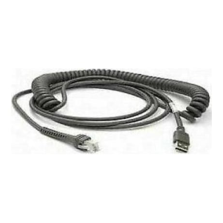 Datalogic 90A052100, Charging cable, Grey, RS-232, RJ-45, Straight, Straight