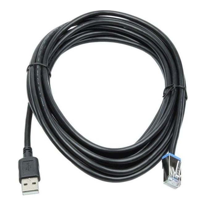 Datalogic 90A052292, USB cable, Black, USB A, RJ-45, Straight, Straight