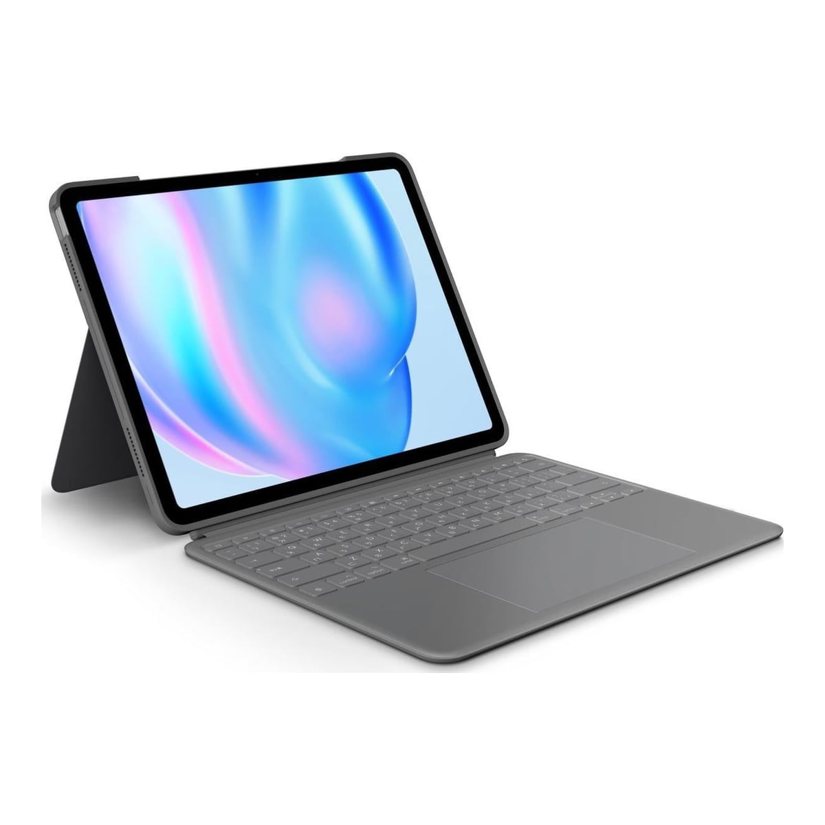 Logitech Combo Touch, QWERTZ, Swiss, Trackpad, 1.9 cm, 1 mm, Apple