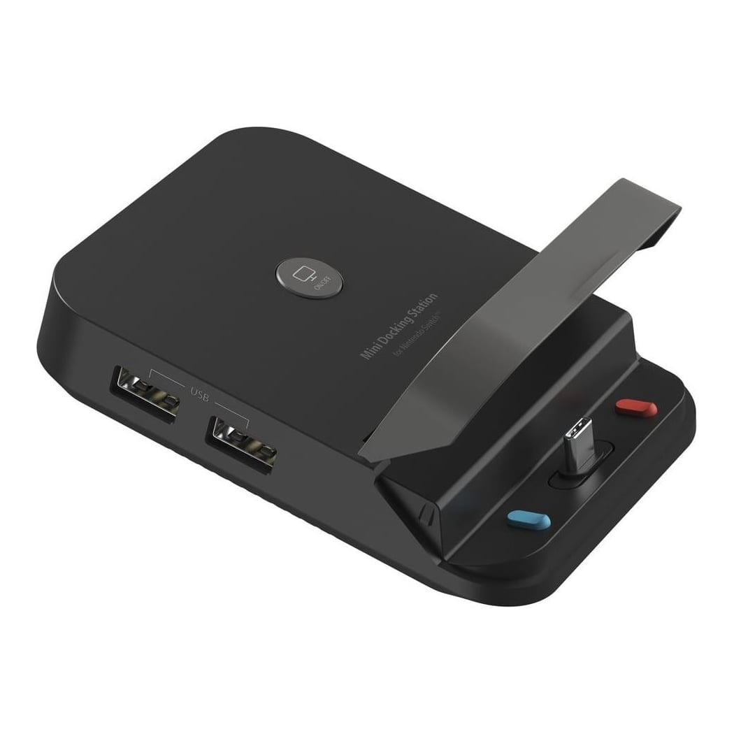 j5create JCD620 Mini Docking Station for Nintendo Switch™, Black, Black, Grey