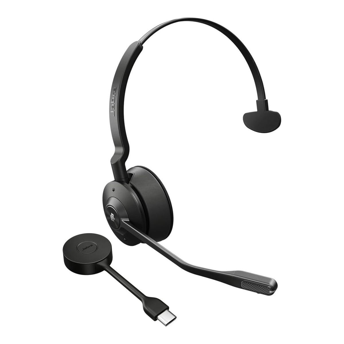 Jabra Engage 55 SE - USB-C MS Mono, EMEA/APAC, Wireless, 40 - 16000 Hz, Office/Call center, 57 g, Headset, Black