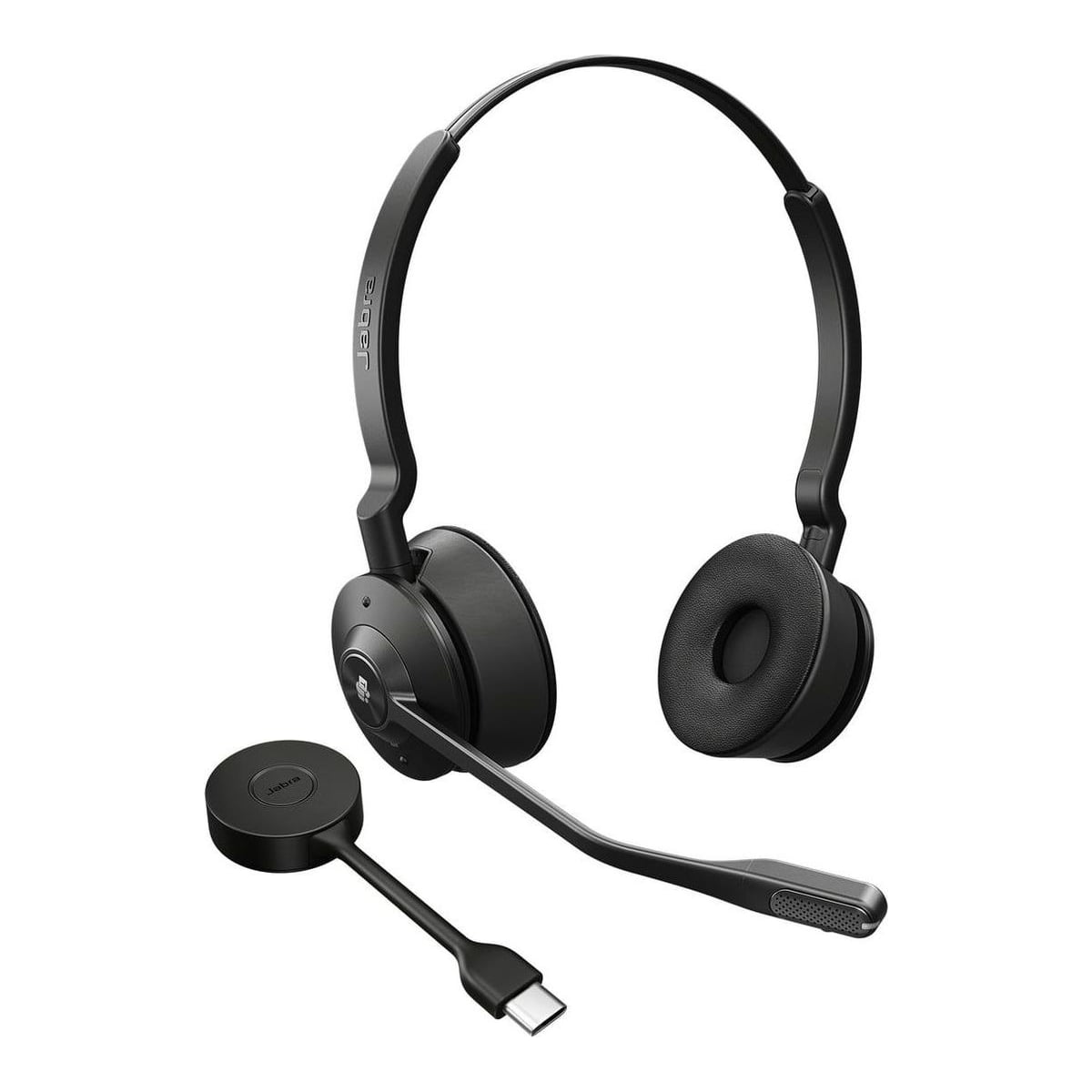 Jabra Engage 55 SE - USB-C MS Stereo, EMEA/APAC, Wireless, 40 - 16000 Hz, Office/Call center, 83 g, Headset, Black