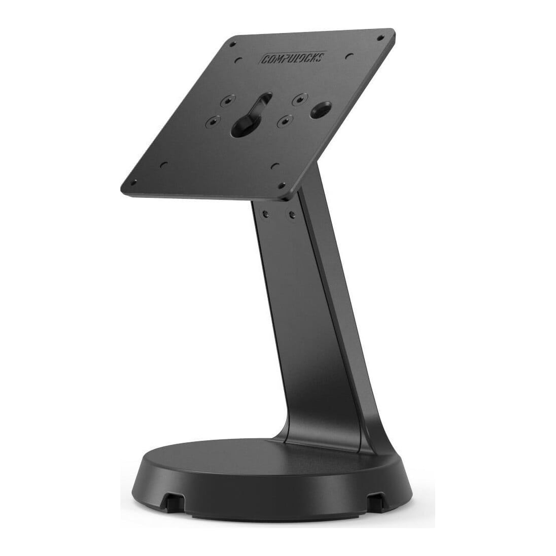 Compulocks VESA Mast Counter Stand - Black, Black, 50.8 cm (20"), 100mm x 100mm and 75mm x 75mm VESA Compatible Mount, Aluminium, Counter, Black