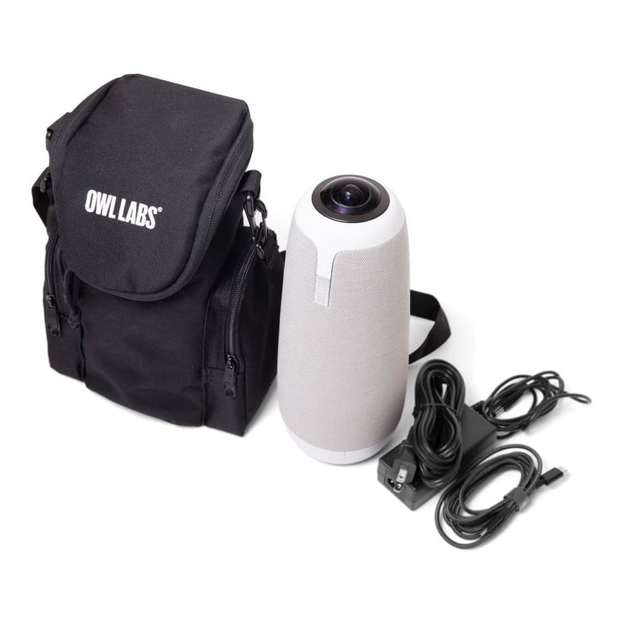 Owl Labs Soft-Sided Meeting Owl Carrying Case, Cover, Polyester, 310 g, Black