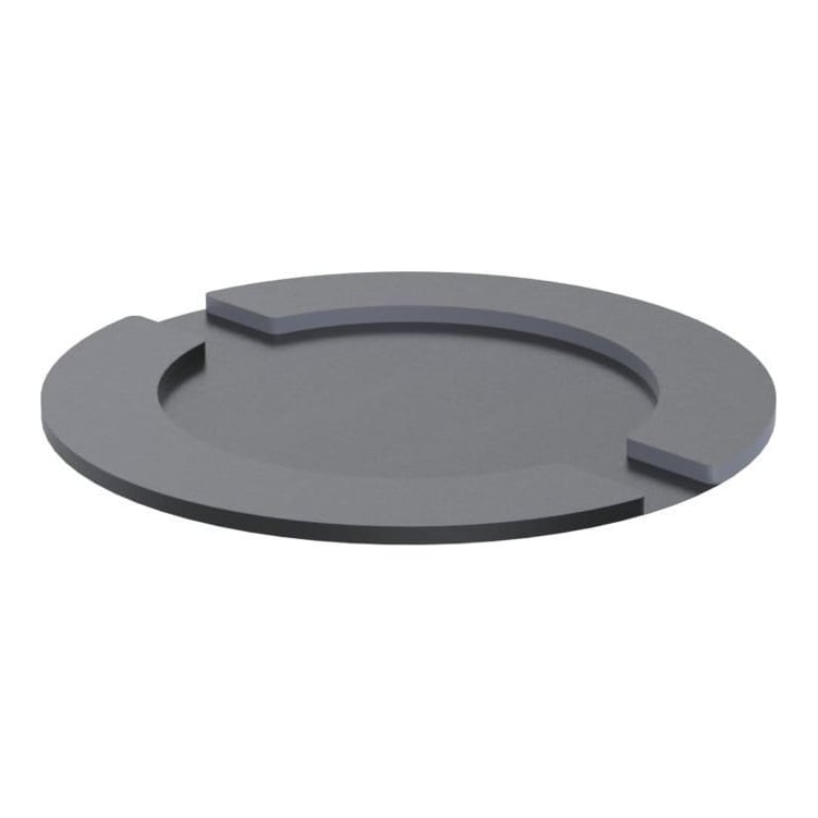 Ergonomic Solutions TabPOS Tablet & mPOS Double-sided adhesive tape for SpacePole Stack, Grey, Plastic, 47.5 mm, 47.5 mm, 2.5 mm, 10 g
