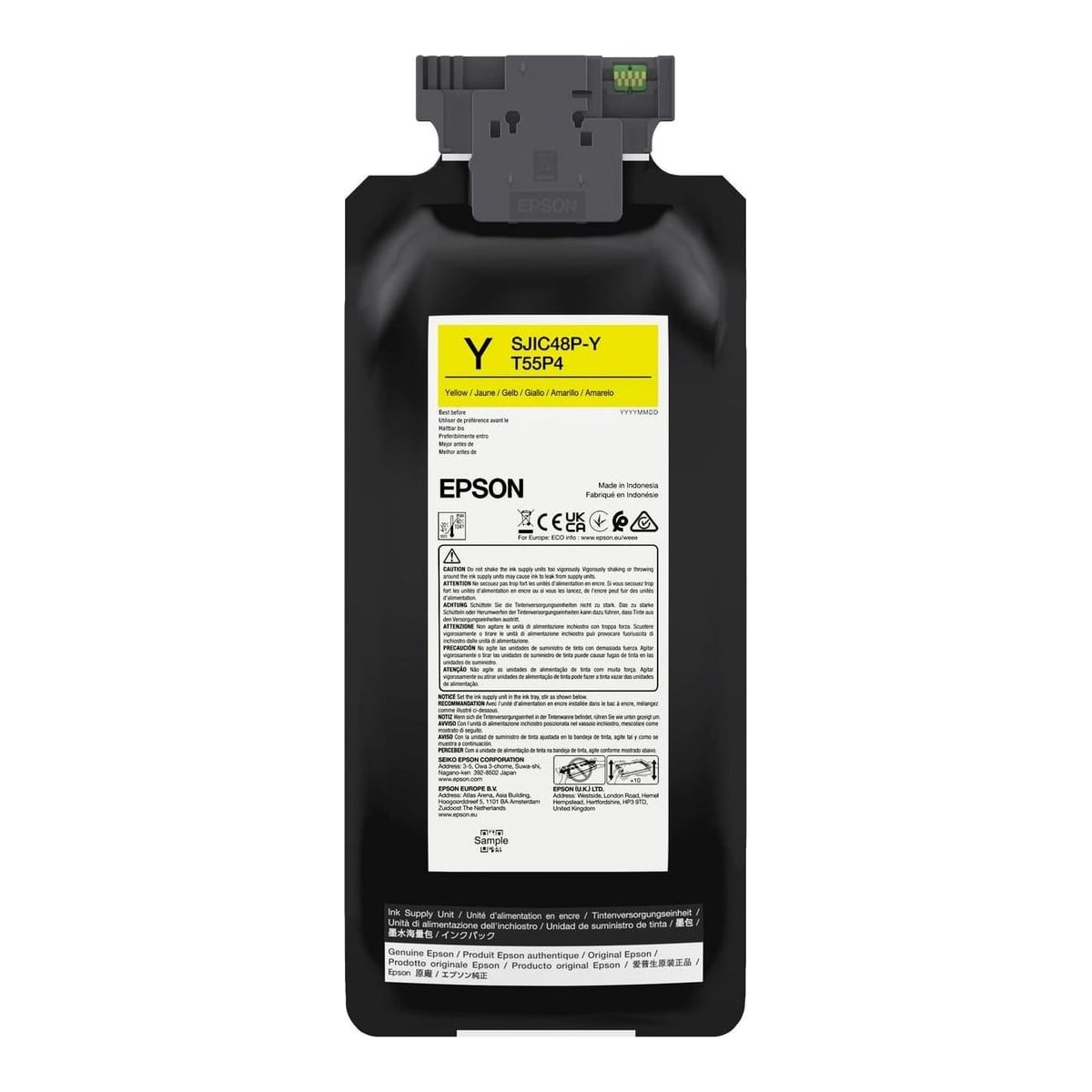 Epson SJIC48P-Y, Yellow, 480 ml, 1 pc(s), Single pack