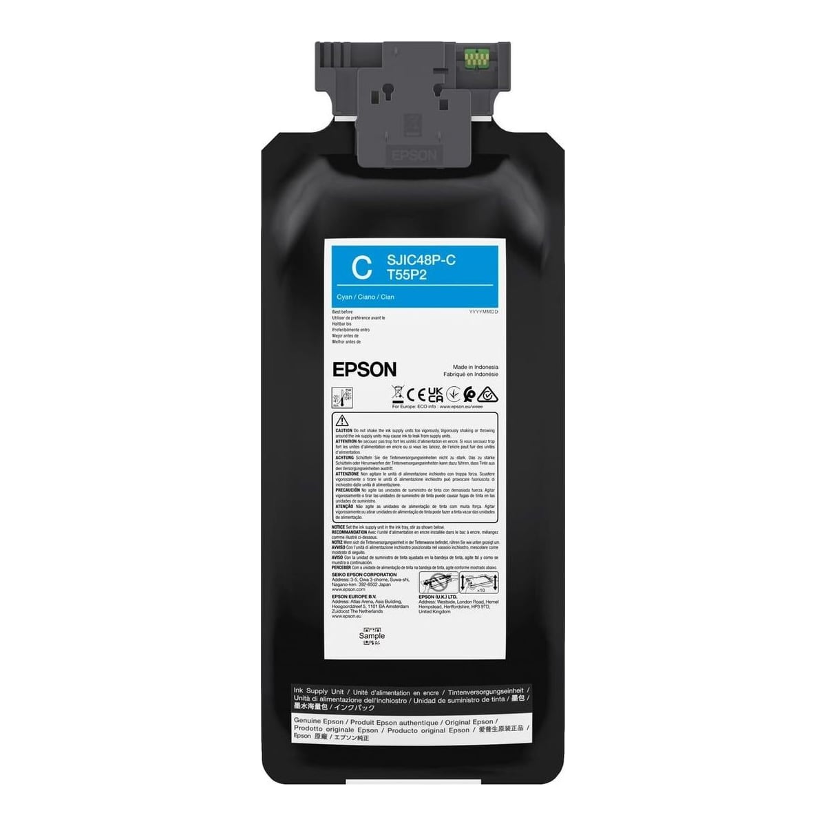 Epson SJIC48P-C, Cyan, 480 ml, 1 pc(s), Single pack