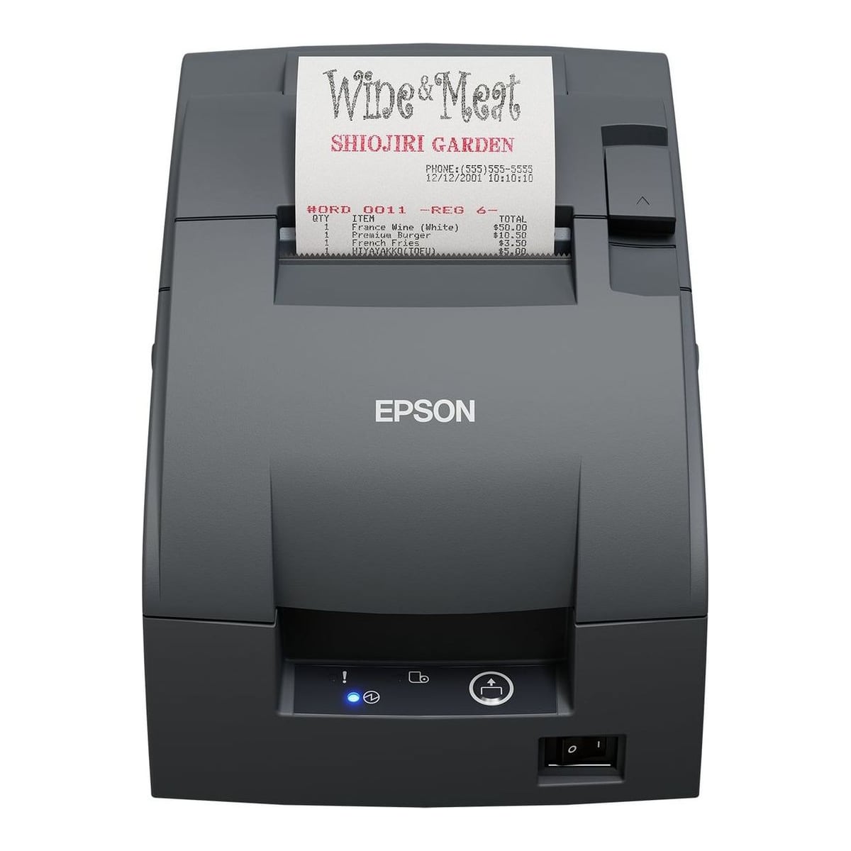 Epson TM-U220IIB (102), Dot matrix, POS printer, 4.7 lps, 16 cpi, 8.3 cm, Wired