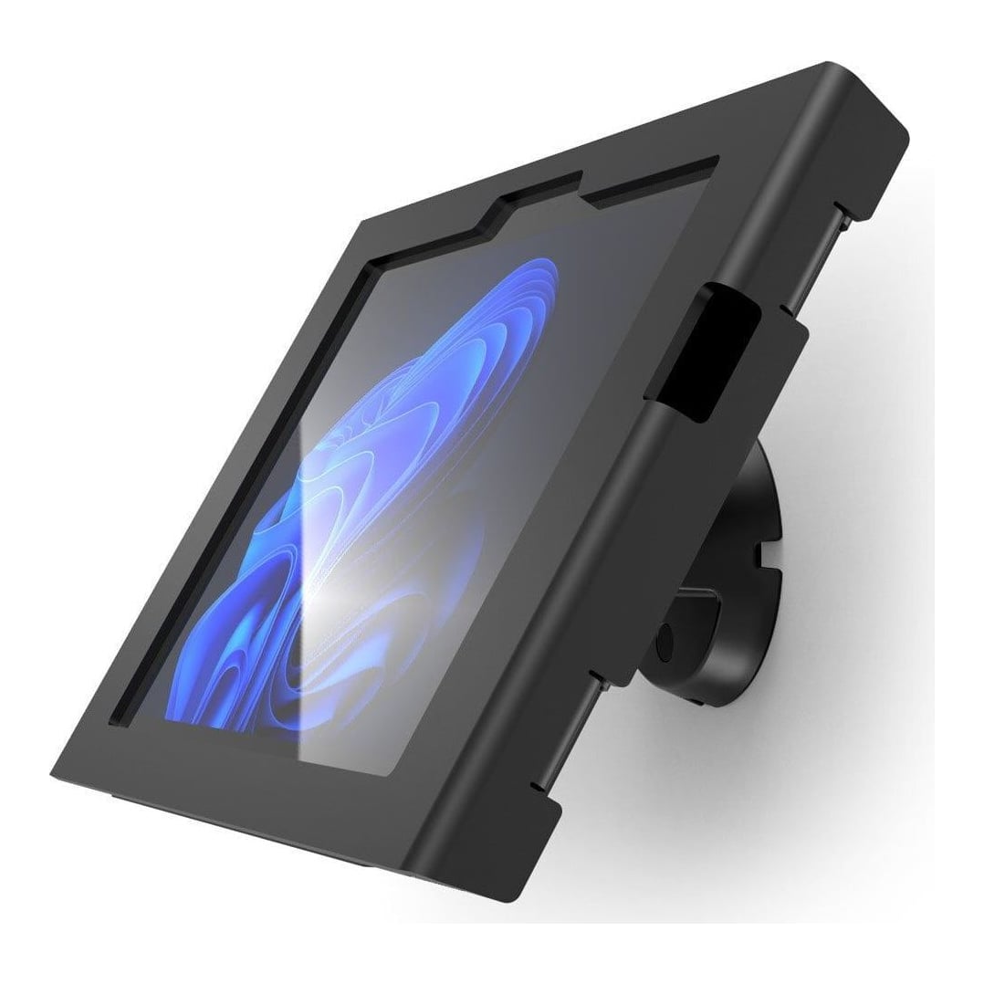 Compulocks Surface GO 1-4 Gen Apex Enclosure Tilting Wall Mount - Black, 26.7 cm (10.5"), Microsoft, Surface Go | 10.0" | 2018 | 4415Y Surface Go 2 | 10.5"| 2020| 4425Y Surface Go 3| 10.5"| 2021..., 25.4 cm (10"), Black, Wall