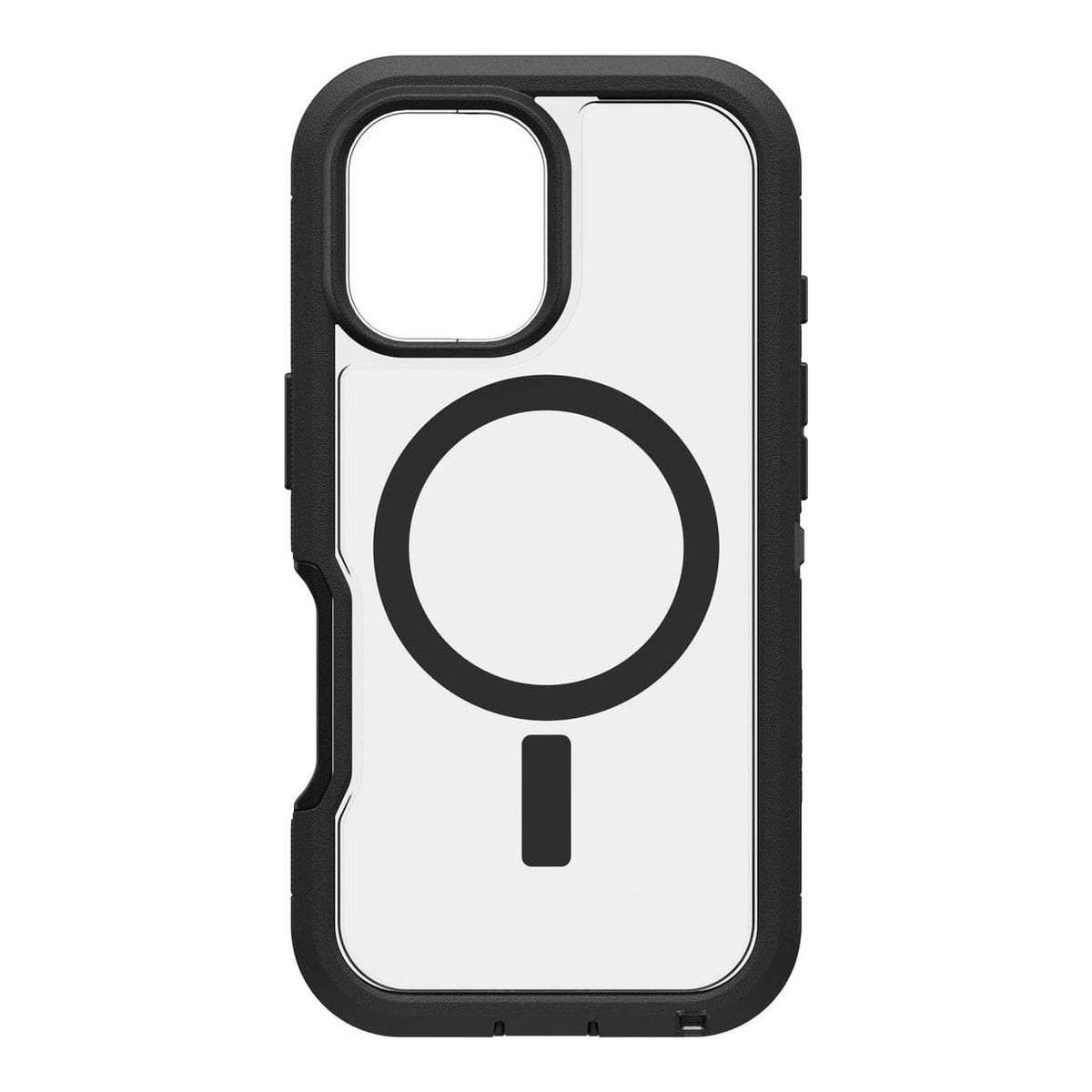 OtterBox Defender Series XT Clear for MagSafe for Apple iPhone 16, Dark Side, Cover, Apple, iPhone 16, 15.5 cm (6.1"), Black, Transparent