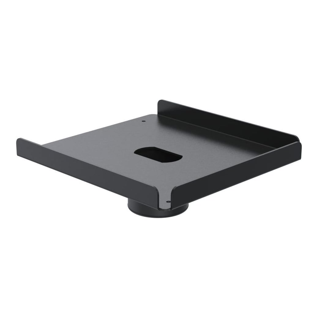 Ergonomic Solutions SpacePole POS Epson TM-T88 Printer Plate, straight angle, Black, Metal, Epson, TM T88, 144 mm, 154.5 mm