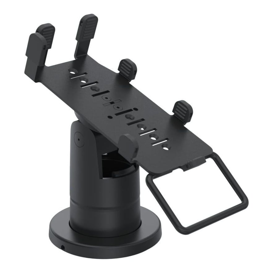 Ergonomic Solutions SpacePole Payment VER400-S-02, POS mount, Black, Composite, VeriFone, P200 & P400, ClickSafe