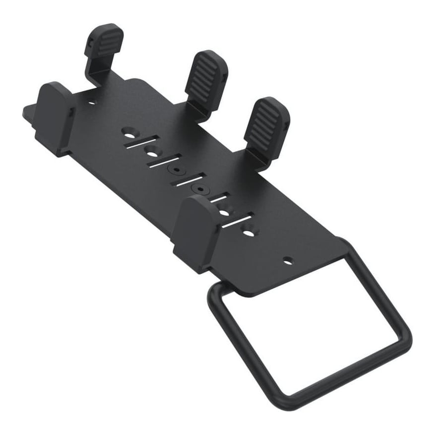 Ergonomic Solutions SpacePole Payment PAX Q25 MultiGrip™ (with handle), POS mount, Black, Metal, Pax, Q25, 91 mm