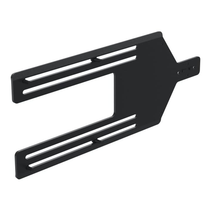 Ergonomic Solutions SpacePole Kiosk Kiosk straight bracket Portrait 15 to 22", Bracket, Black, Metal, 38.1 cm (15"), 55.9 cm (22"), 121.9 mm