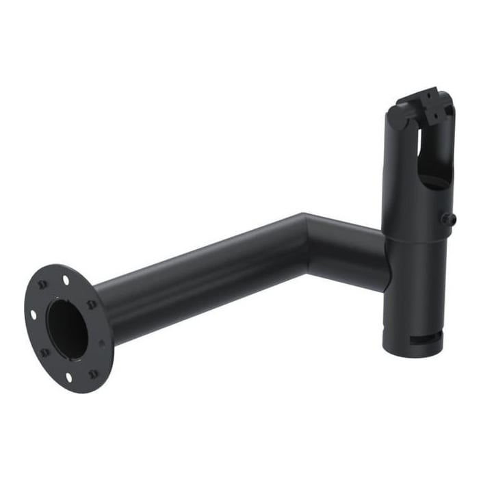 Ergonomic Solutions SpacePole Kiosk Kiosk Peripheral arm - landscape (With DuraTilt), Swing arm, Black, Metal, 61 cm (24"), 280.4 mm, 166.3 mm