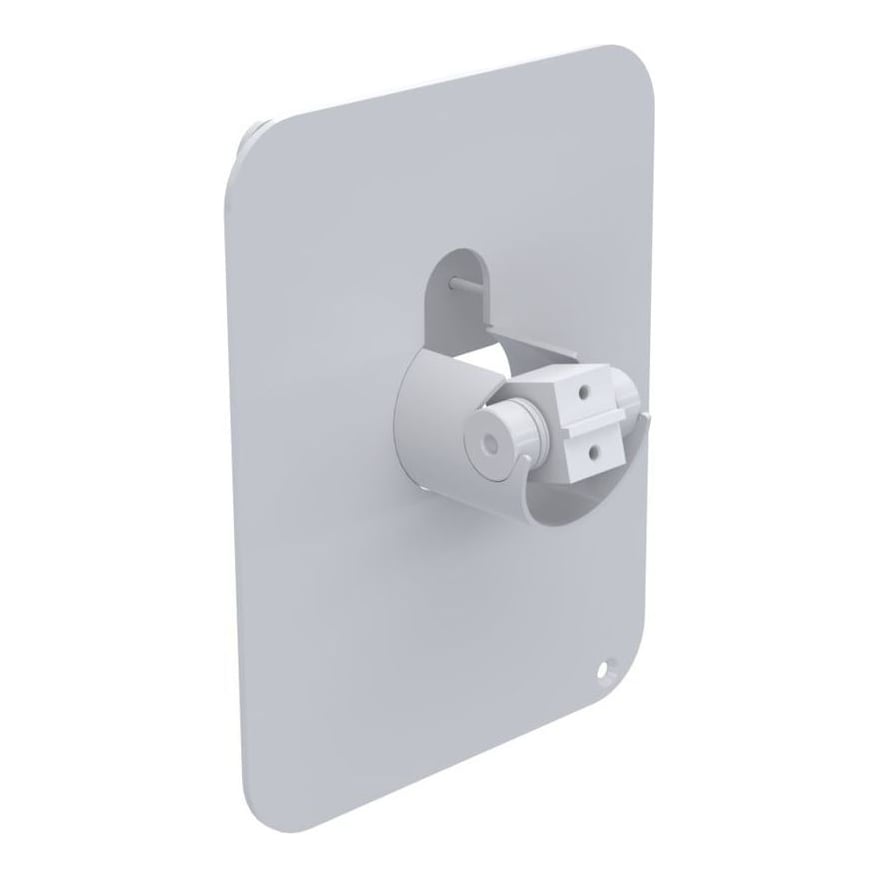 Ergonomic Solutions SpacePole Kiosk Payment front plate (DuraTilt) for Samsung 24” Kiosk, POS plate, White, Metal, 145 mm, 63.9 mm, 184.5 mm