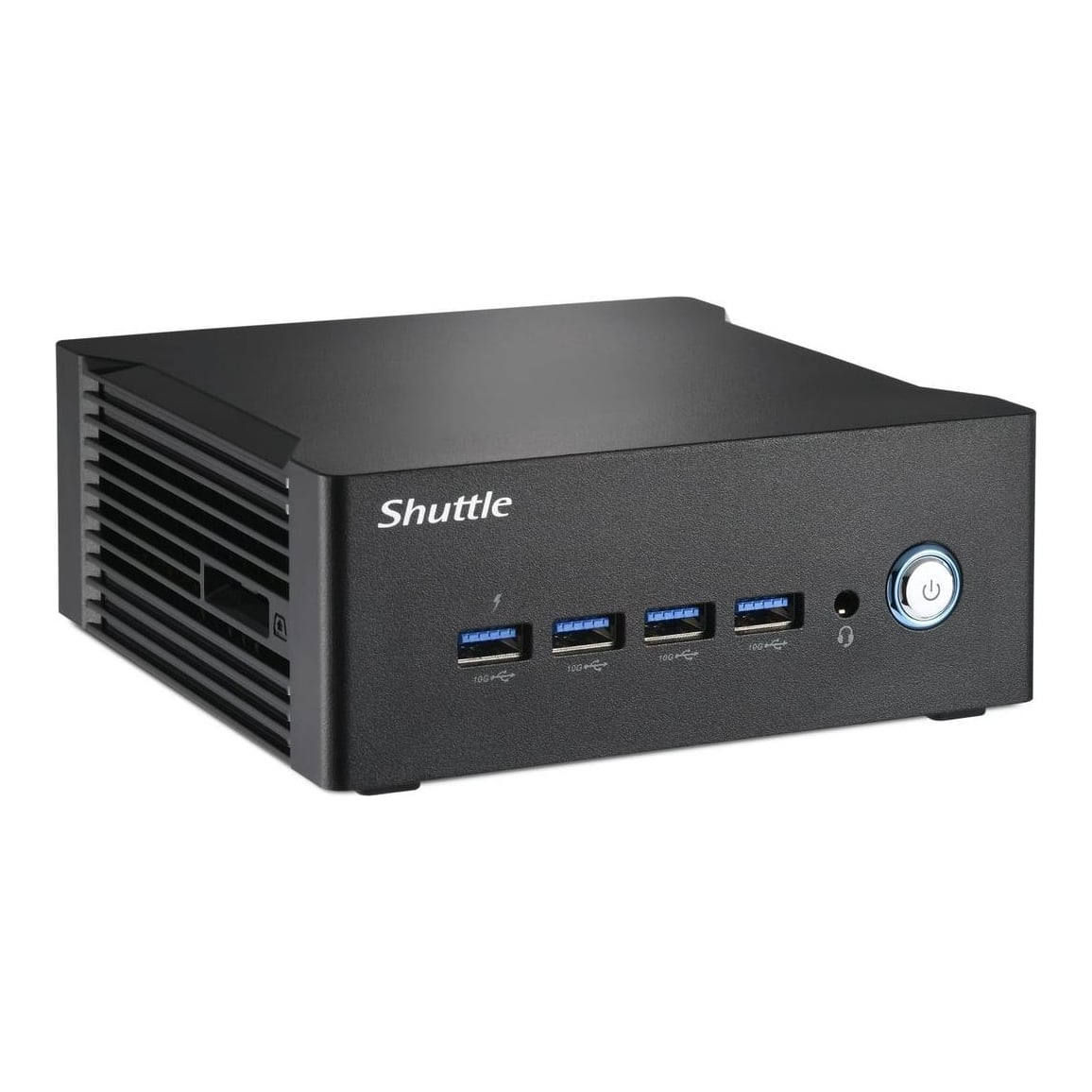 Shuttle Nano PC NA10H7, AMD Ryzen™ 7-8845HS APU, Radeon780M , 2xHDMI, 2xUSB-C 4.0(DP), 2x2.5Gbit LAN, 24/7 permanent operation, incl. VESA, 1L sized PC, Mini PC barebone, DDR5-SDRAM, PCI Express, Ethernet LAN, 120 W