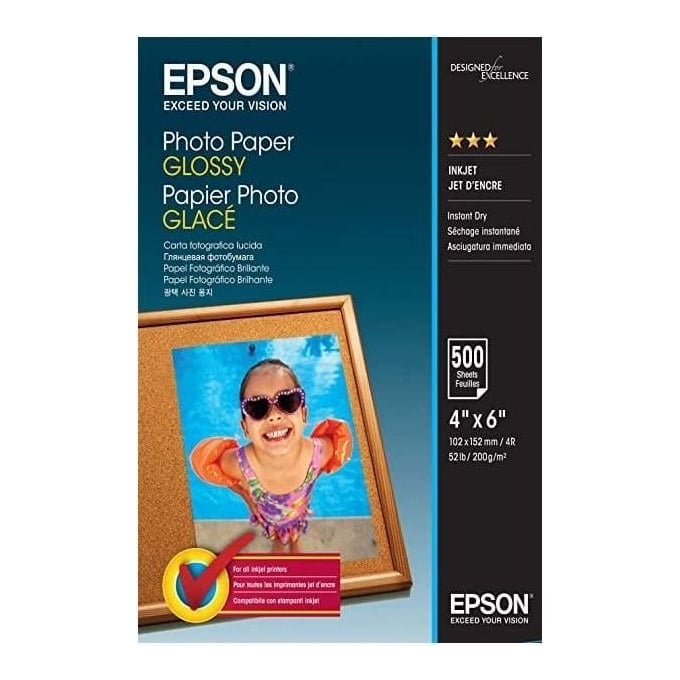Paper 10X15CM Photo Glossy/500SH C13S042549 Epson