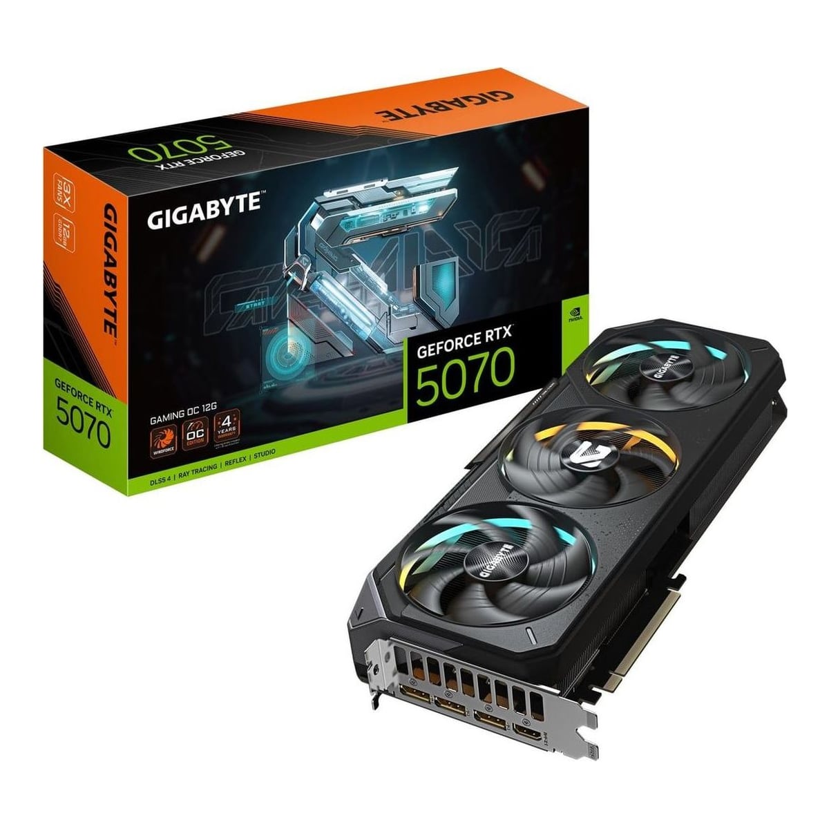 VGA PCIE16 RTX5070 12 GB GDDR7/GVN5070GAMING OC-12GD Gigabyte