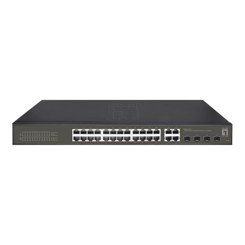 Net Switch 28PORT 24POE 1000M/GES-2128P Levelone