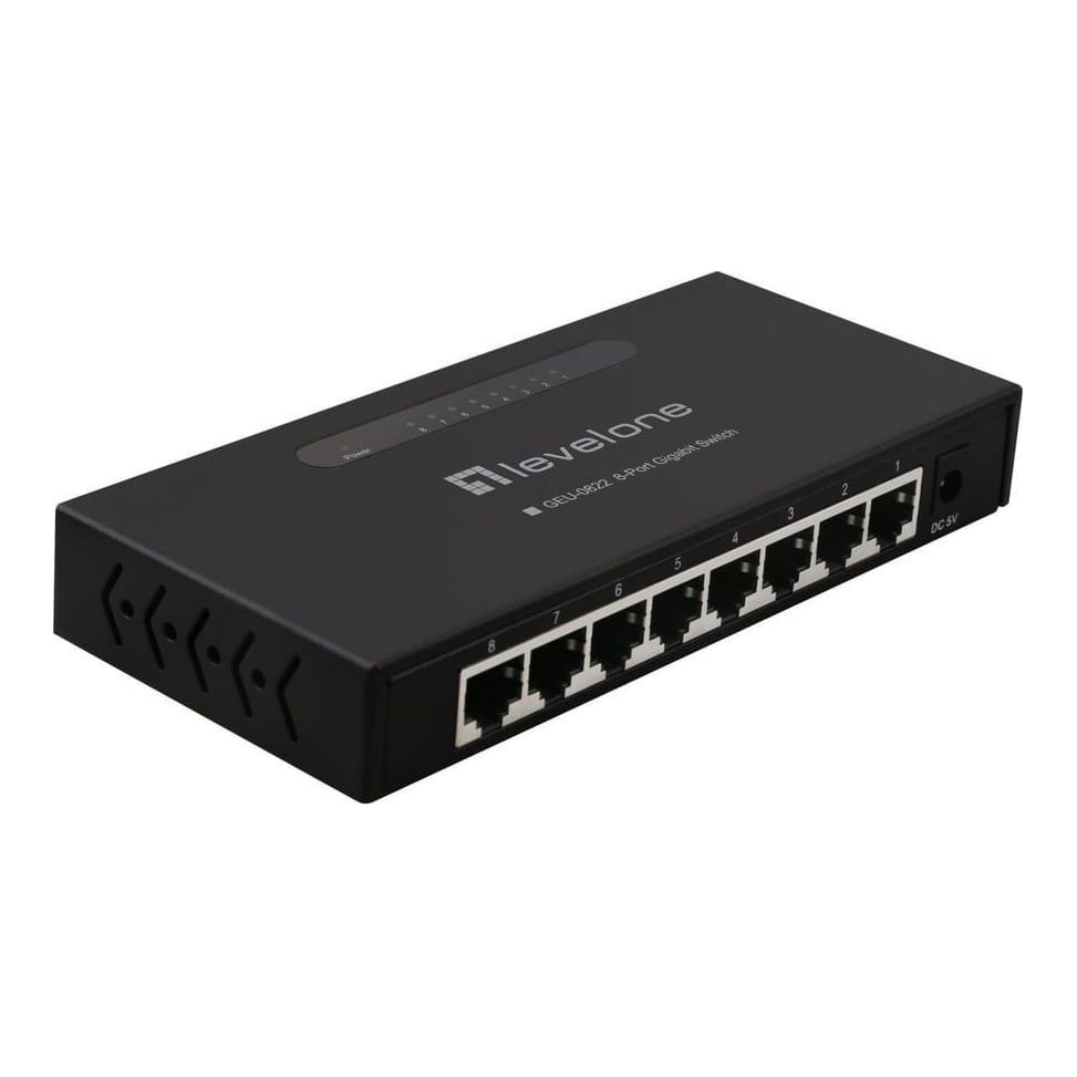 Net Switch 8PORT 10/100/1000M/GEU-0822 Levelone