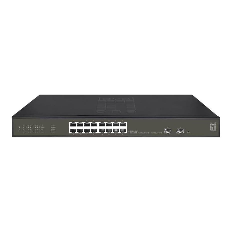 Net Switch 18PORT 16POE 1000M/GES-2118P Levelone