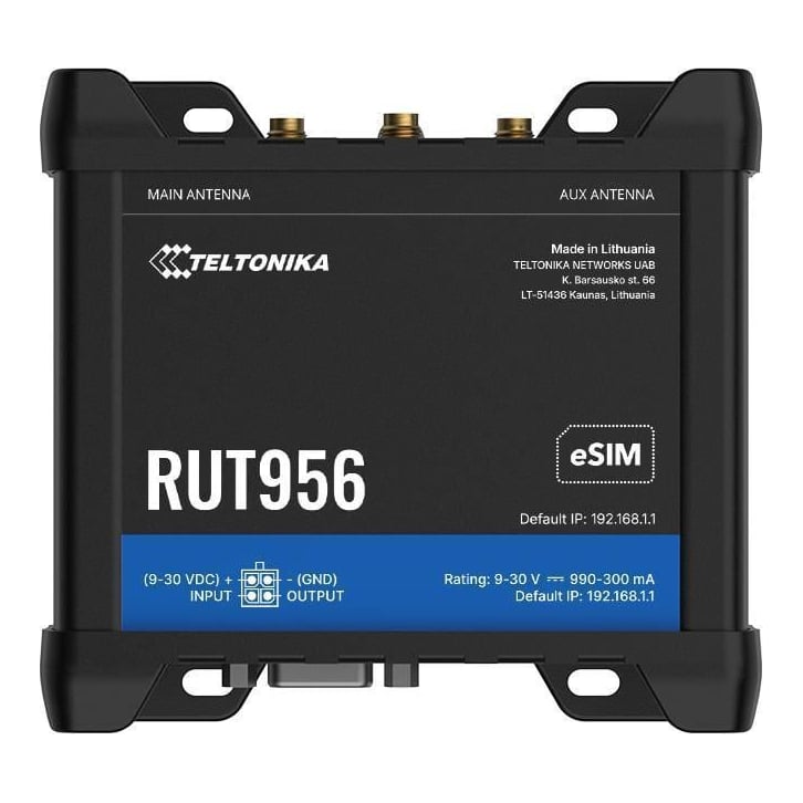 Wrl Router LTE Cat 4/RUT956 Teltonika