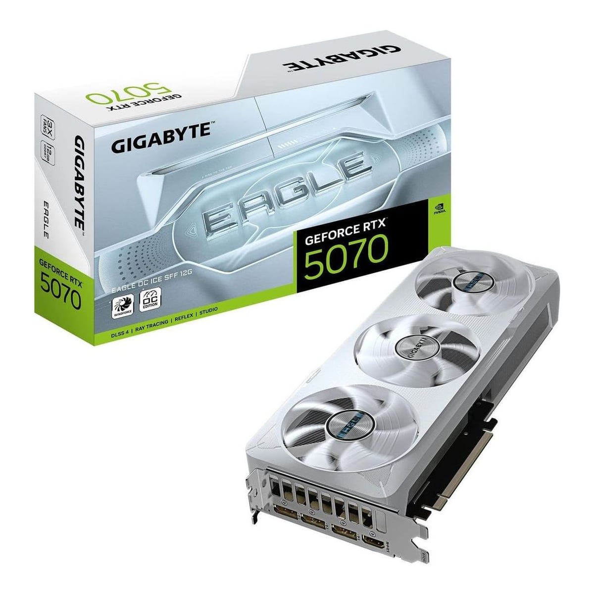 VGA PCIE16 RTX5070 12 GB GDDR7/N5070EAGLEOC ICE-12GD Gigabyte