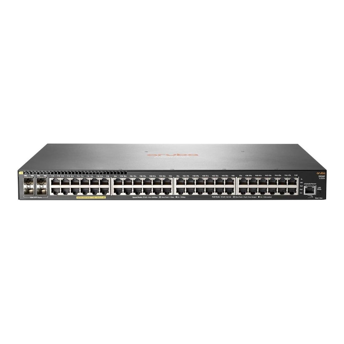 Net Switch 48PORT 4SFP/Poe+ 2930F JL262A Aruba By HPE