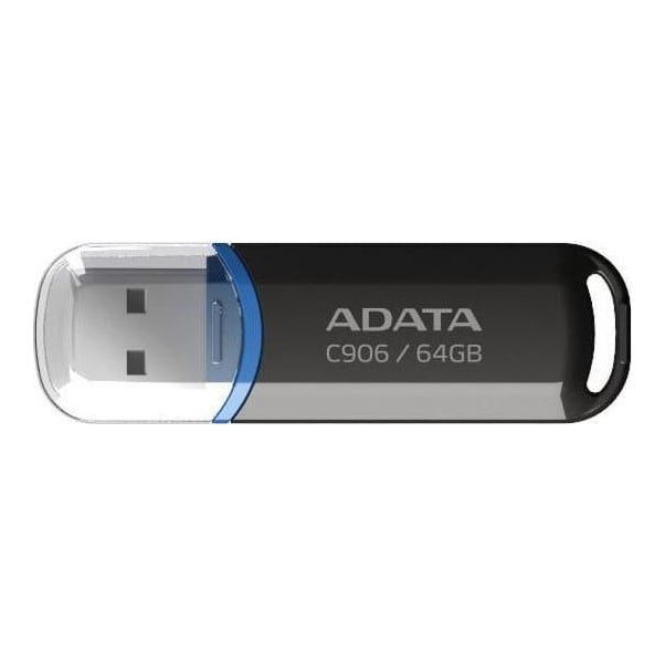 ADATA Memory Drive Flash USB2 64 GB/Black AC906-64G-RBK A-data