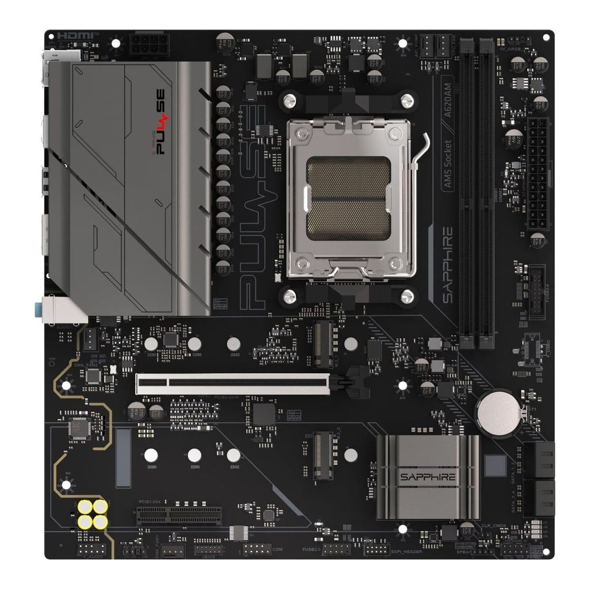 Motherboard AMD A620A SAM5 mATX/Pulse 52118-03-40G Sapphire