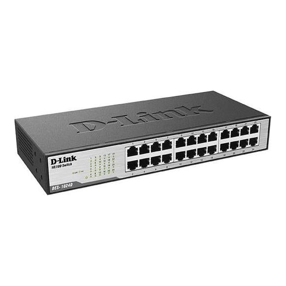 Net Switch 24PORT 10/100M Tx/19" Kit DES-1024D D-Link