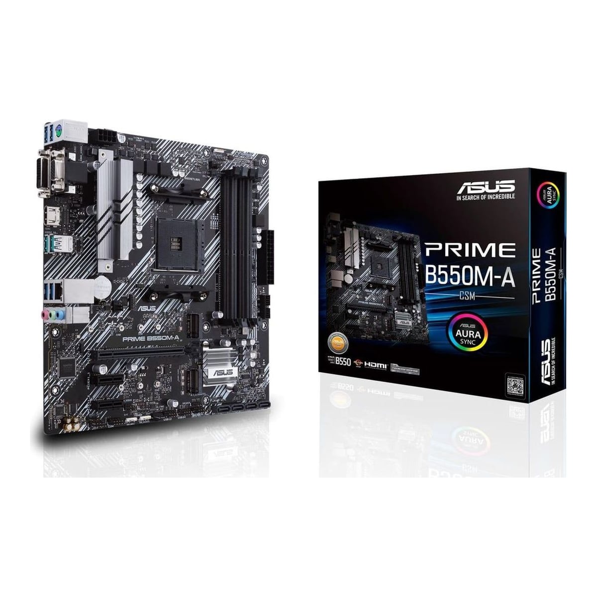 Motherboard AMD B550 SAM4 mATX/Prime B550M-A/Csm ASUS