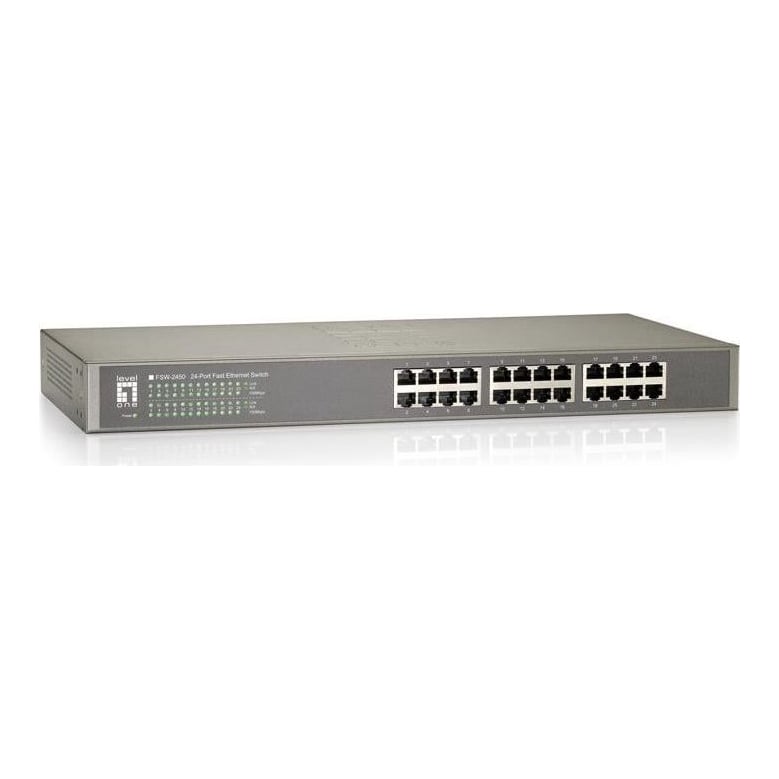 Net Switch 24PORT 10/100M/FSW-2450 Levelone