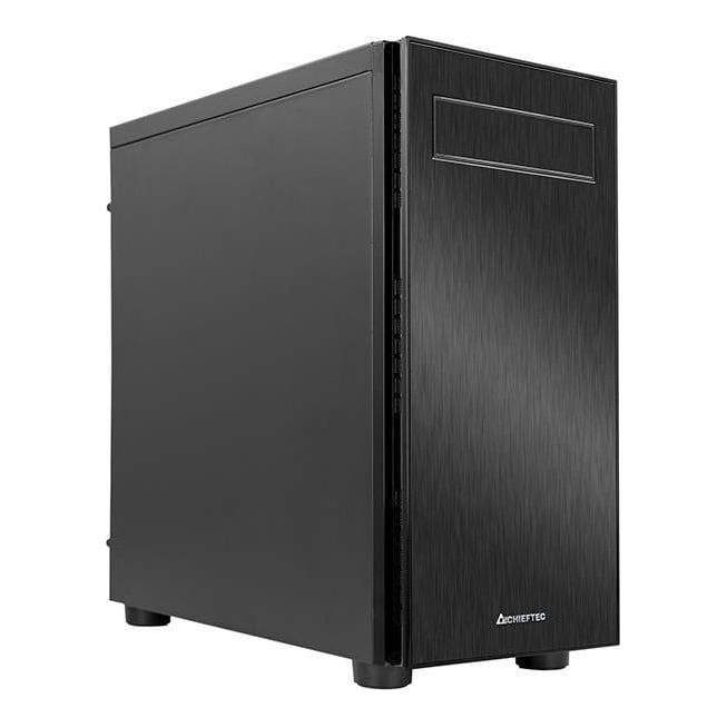 Case Miditower ATX W/O PSU/Hawk Black AL-02B-OP Chieftec