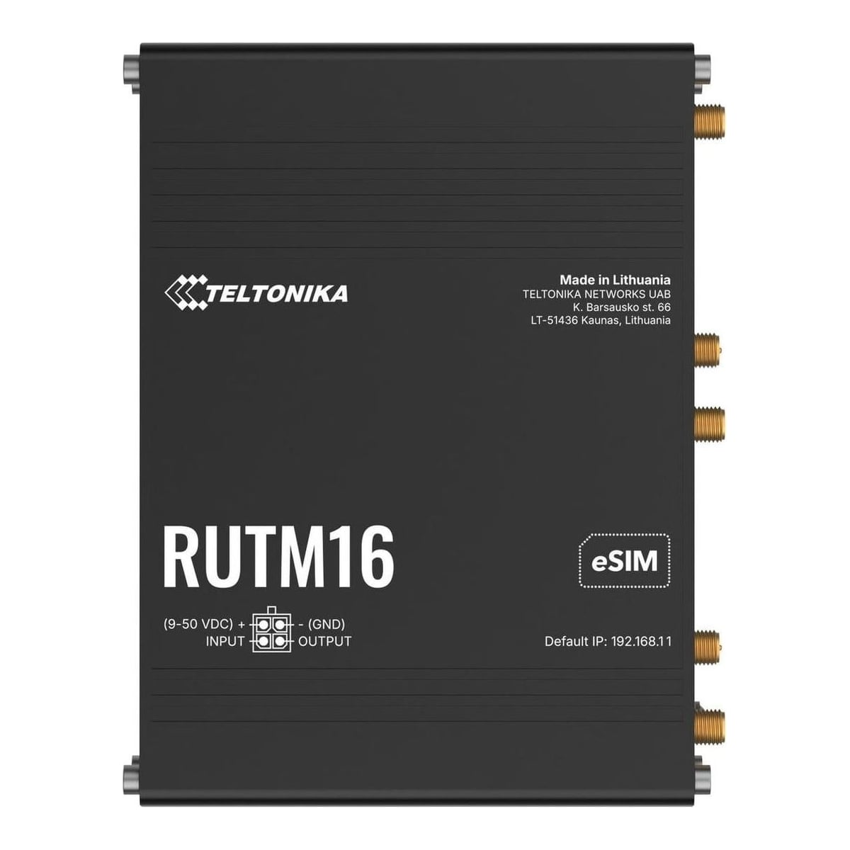 Wrl Router LTE Cat 6/RUTM16 Teltonika