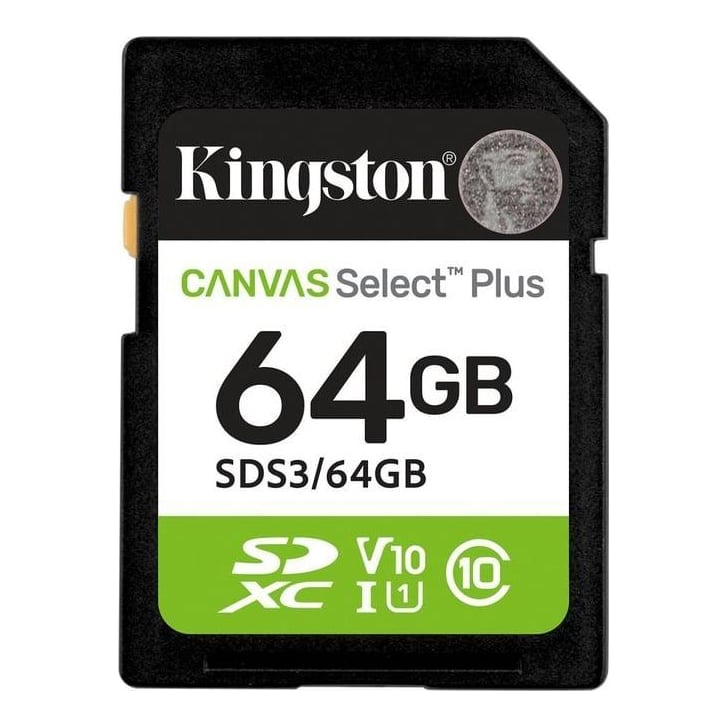 Memory Sdxc 64 GB Uhs-i/SDS3/64 GB Kingston