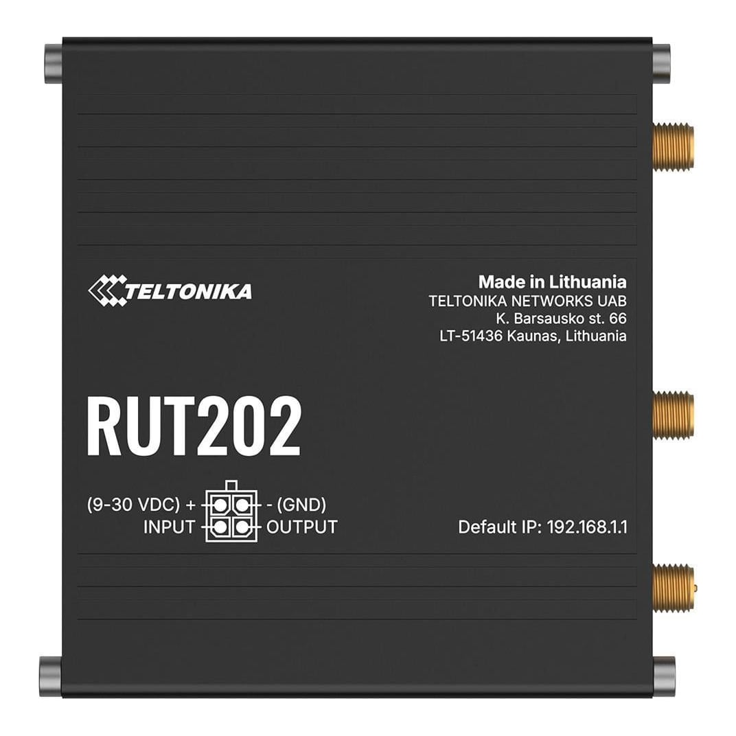 Wrl Router LTE Cat 4/RUT202 Teltonika