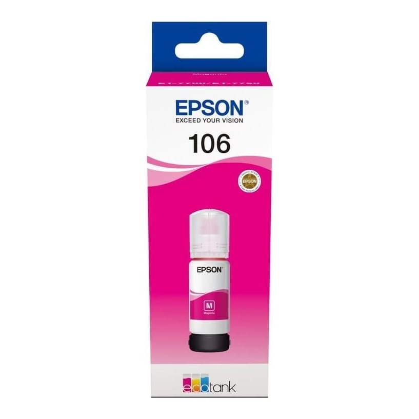 Ink Bottle Magenta 106 70ML/Ecotank C13T00R340 Epson
