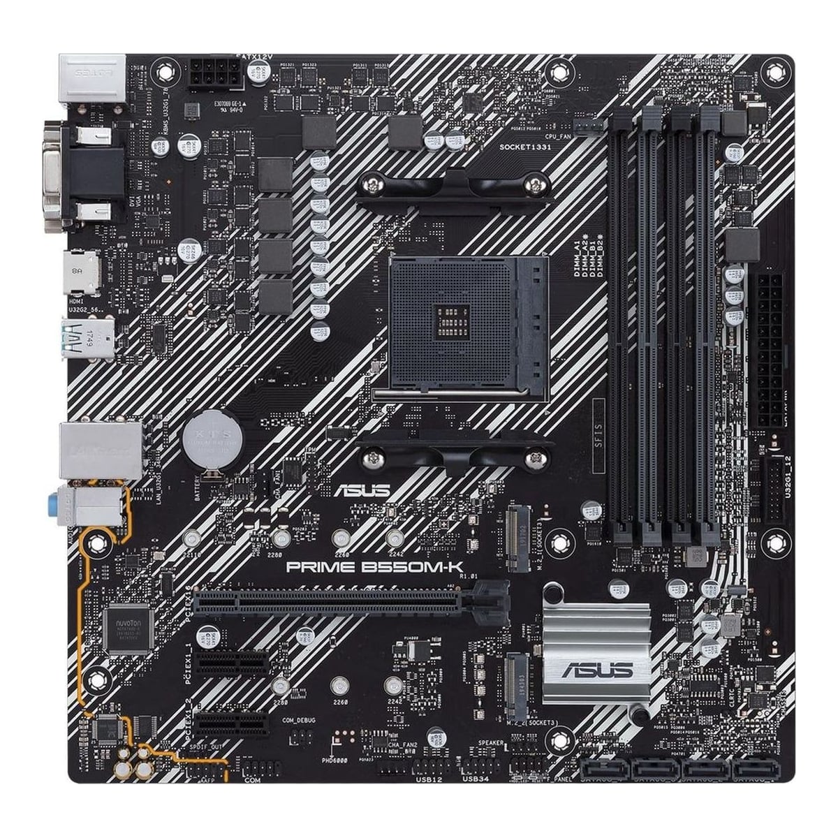 Motherboard AMD B550 SAM4 mATX/Prime B550M-K ASUS
