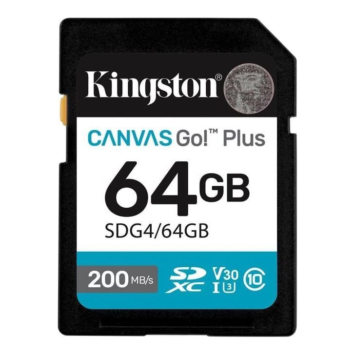 Memory Sdxc 64 GB Uhs-i/SDG4/64 GB Kingston