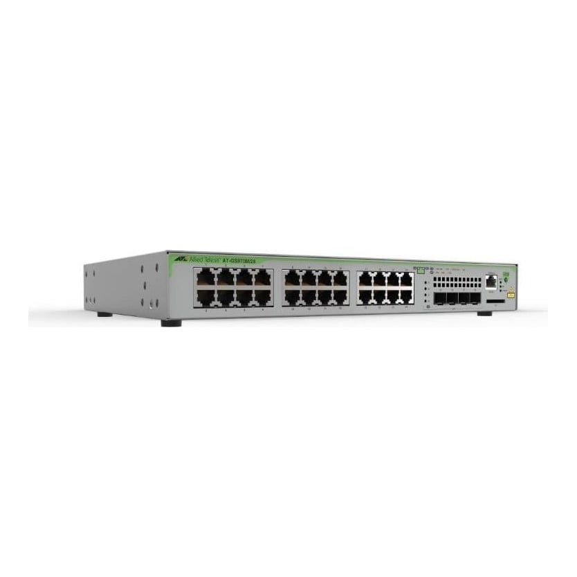 Net Switch 16PORT 10/100/1000T/+2SFP AT-GS970M/18PS-50 Allied
