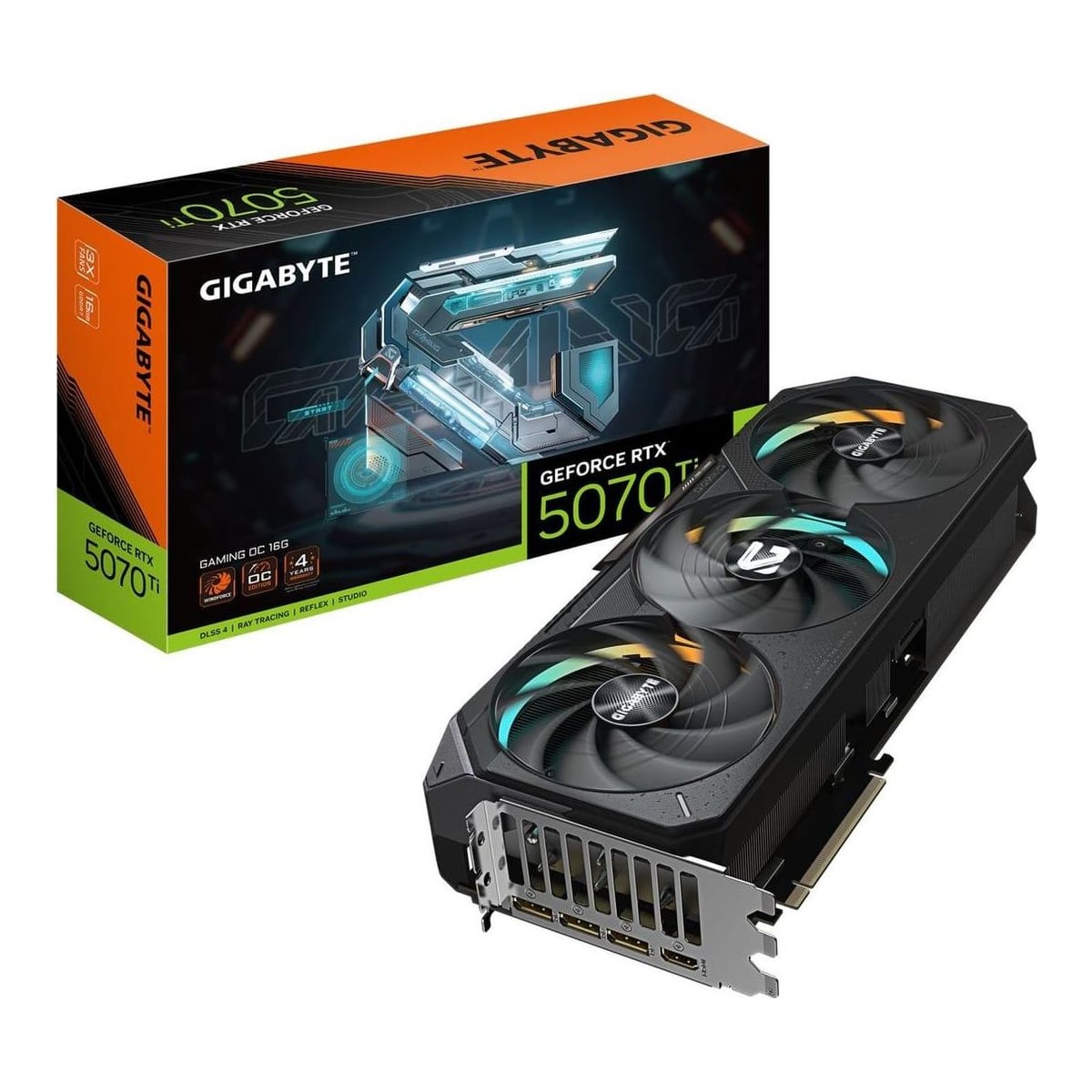 VGA PCIE16 RTX5070TI 16 GB/N507TGAMING OC-16GD Gigabyte