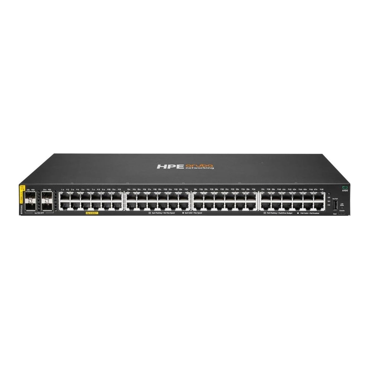 Net Switch 48G PoE 4SFP 740W/6100 R9Y04A Aruba By HPE