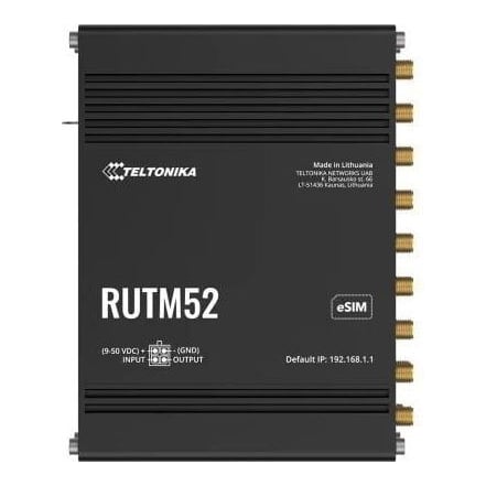 Wrl Router LTE 5G/Dual Sim RUTM52 Teltonika