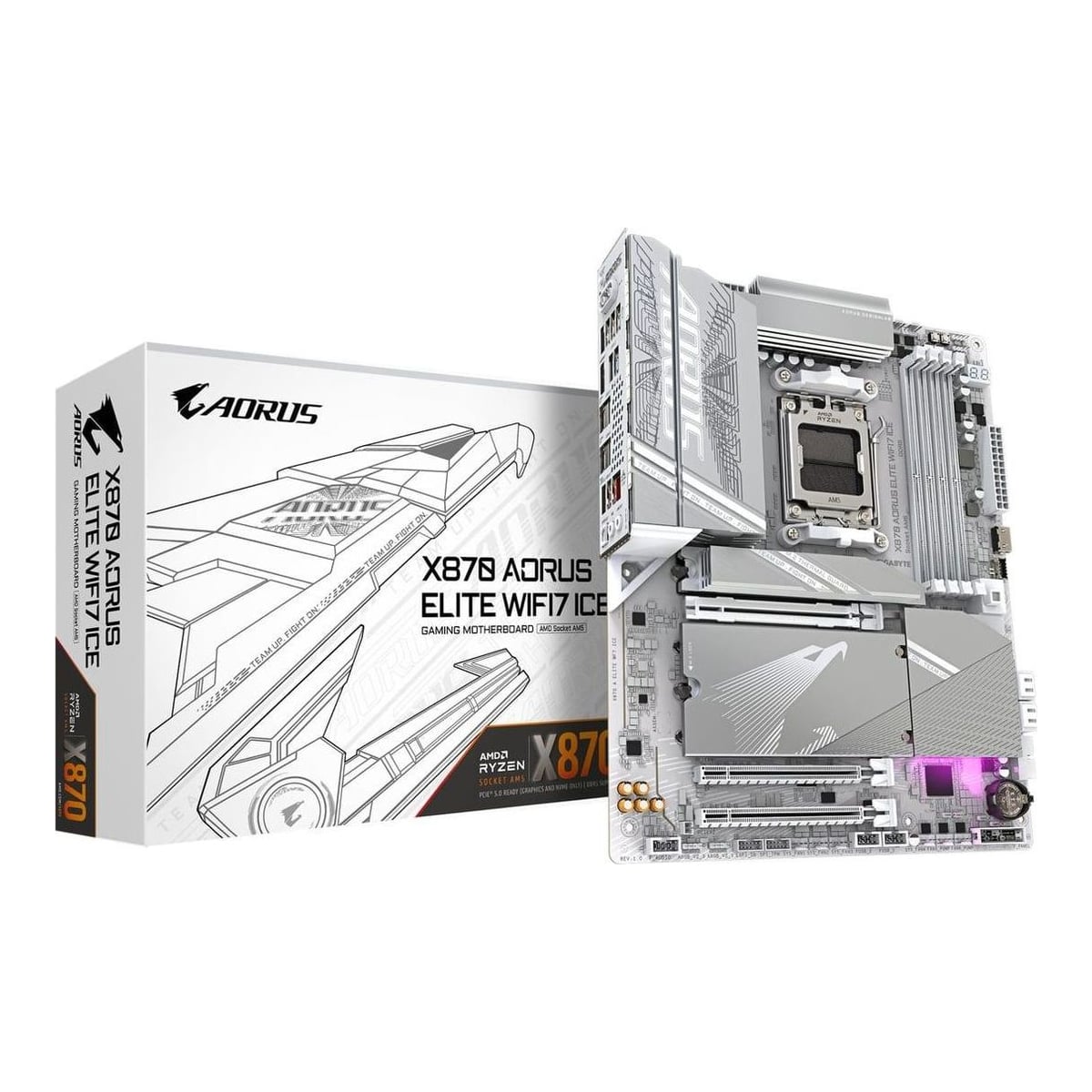 Motherboard AMD X870 SAM5 ATX/X870 A Elite WF7 Ice Gigabyte