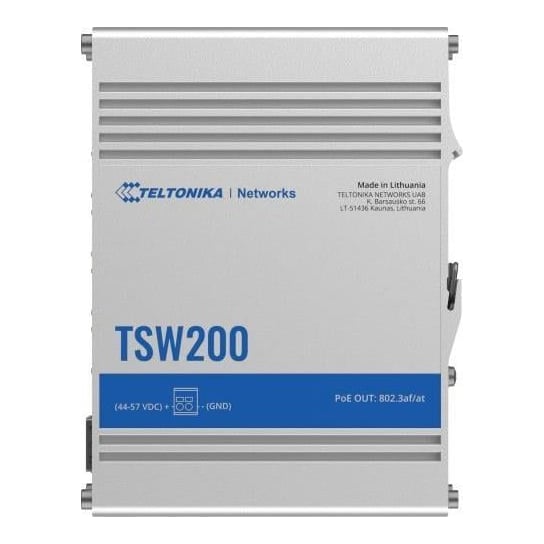 Net Switch 8PORT 10/100/1000/TSW200 Teltonika