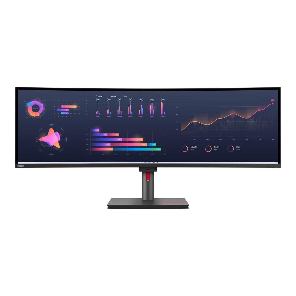 Monitor LCD 49" P49W-30/63DBRAT1EU Lenovo
