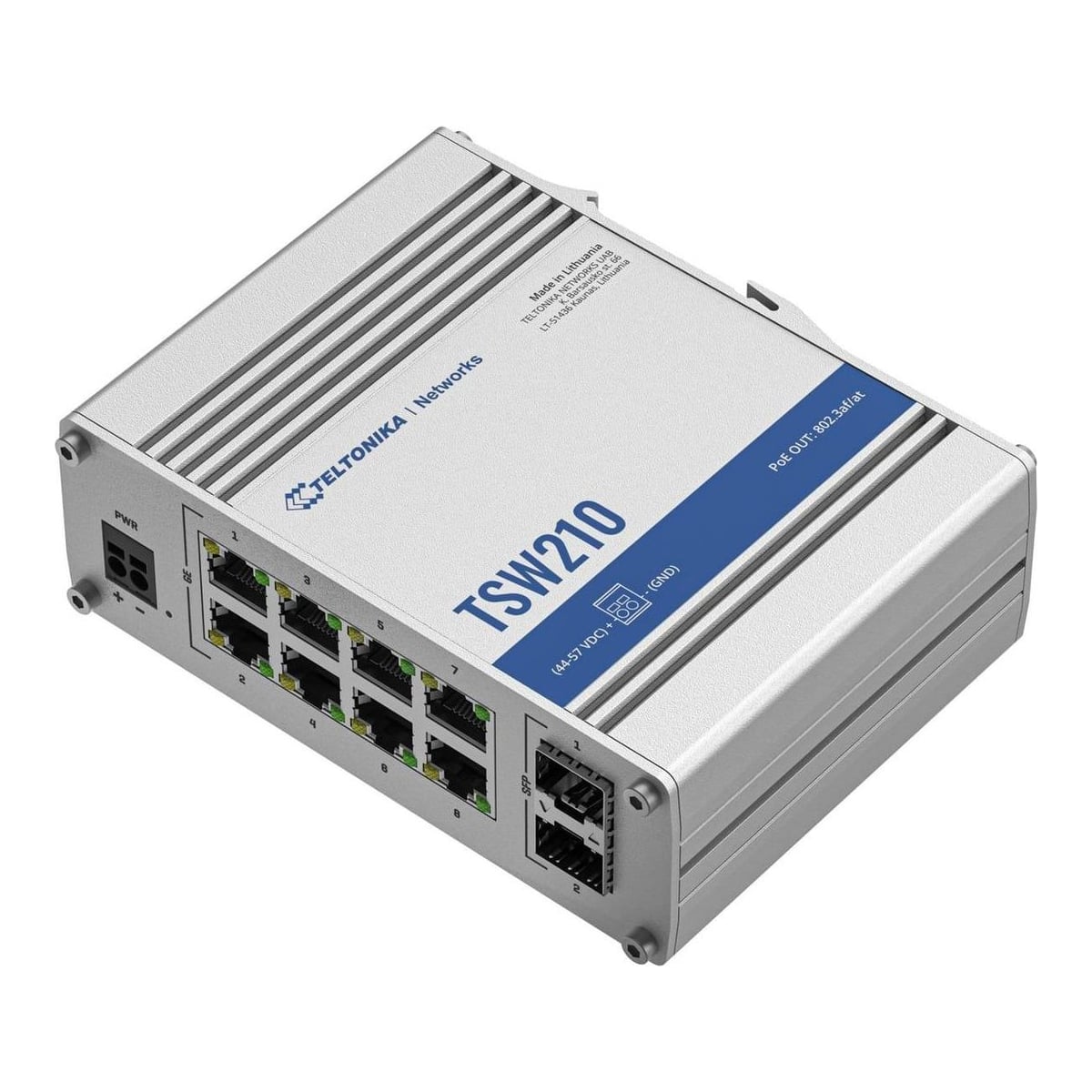 Net Switch 8PORT 10/100/1000/2SFP TSW210 Teltonika