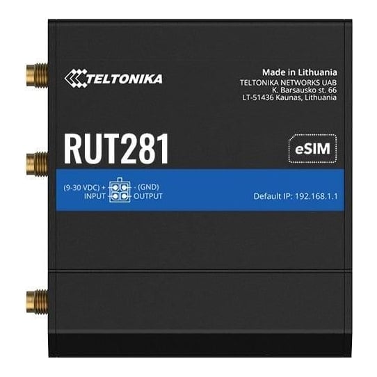 Wrl Router LTE Cat 4/RUT281 Teltonika